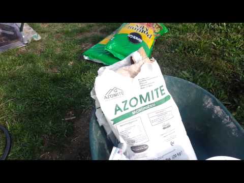 how to apply azomite to garden