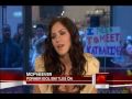 katharine mcphee being interviewed by meredith viera on the today show on 1-31-07.