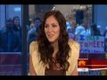 katharine mcphee being interviewed by meredith viera on the today show on 1-31-07.