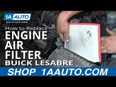 How To Install Replace Engine Air Filter 1997-99 Buick Lesabre