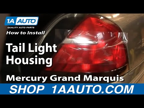 How To Install Replace Taillight and Bulb Mercury Grand Marquis 99-02 1AAuto.com