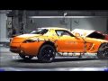 Mercedes Benz SLS AMG Crash Test