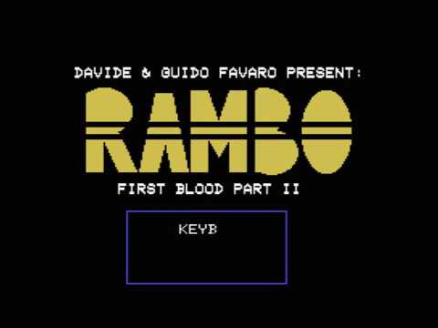 Rambo First Blood Part II (1986, MSX, Davide & Guido Favaro)
