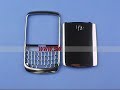 Perfect BlackBerry 8520 Titanium Bezel with Battery Cover -