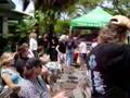 Reverend Billy C. Wirtz at Sunseed Food Co-op on Earth Day