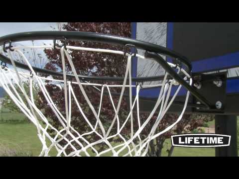 Lifetime Adjustable Portable Basketball Hoop, 44 inch HDPE Plastic Impact®  (90759)