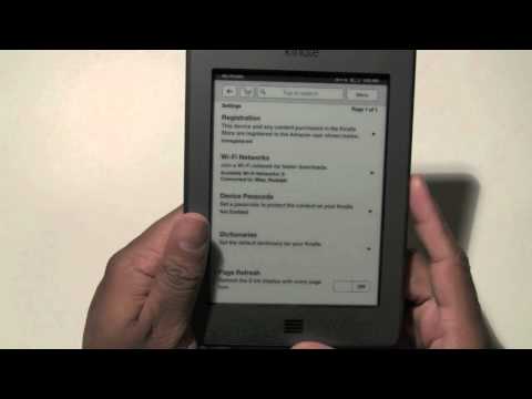 how to reset amazon kindle