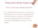 Sheep-Skin-Boots-Guide.com - How to Take Care of Sheep Skin Boots