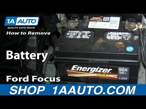 How To Remove Install Replace Dead Battery Ford Focus