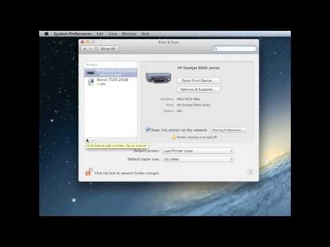how to discover printer on mac