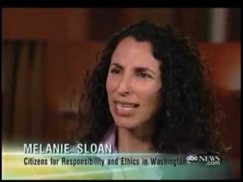 Melanie Sloan Discusses Ensign Affair on Nightline