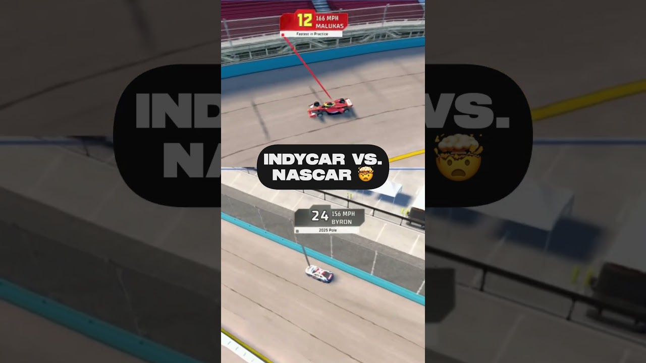 Two series, one track 🤯 #indycar #racing #phoenix