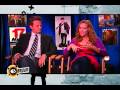 E-Asylum.tv's Cyndee San Luis sits...
