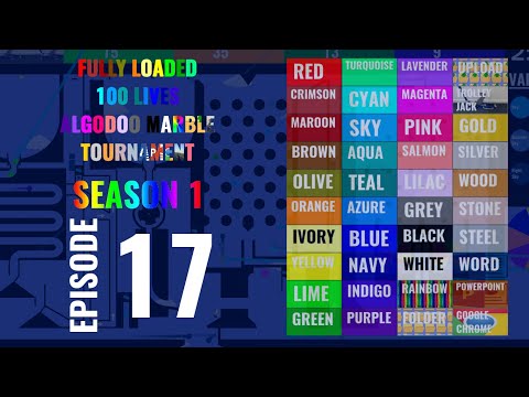 100 Lives Algodoo Marble Tournament Season 1 - Episode 17