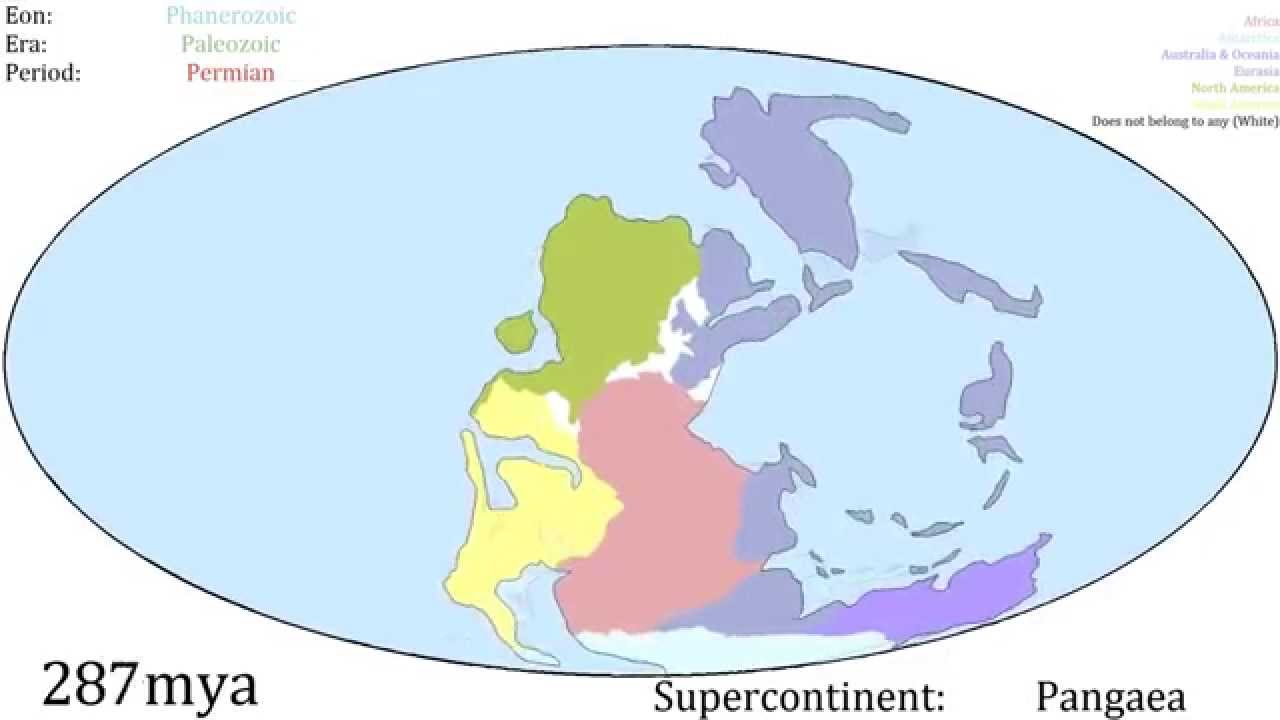 Continental Drift: 3.3 Billion Years