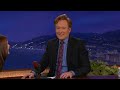 both emily & conan showered their baby siblings with tender promises of murder. more conan @ http://teamcoco.com/video.