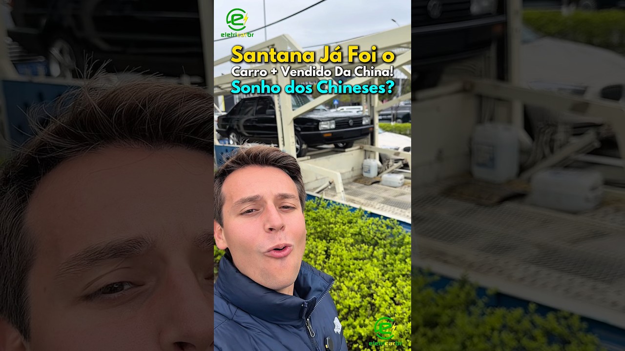 Esse Carro era o Sonho do Chineses! Volkswagen Santana