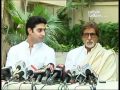 Amitabh and Abhishek Bachchan talks about the new born child Amitabh and Abhishek Bachchan talks about the new born child