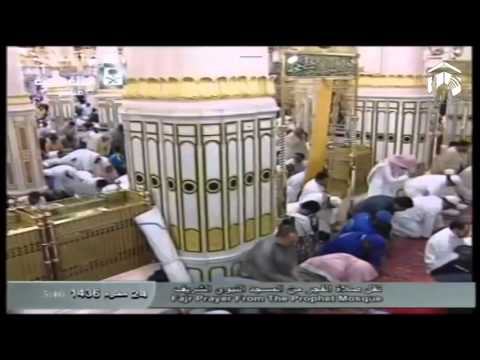 صلاة الفجر-المسجد النبوي 1436.01.24هـ