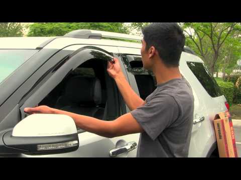 how to install egr vent visors