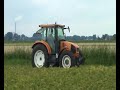 traktor vast tijdens spuiten