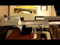 Just doing a quick unboxing of my Magnum Research Desert Eagle. I chose the color Brushed Chrome, I thought it looked the best and would not damage as easily. This gun is amazing and I am very happy with my purchase!