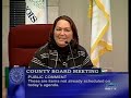 03-11-08 another prohibited public comment at lake co bd mtg