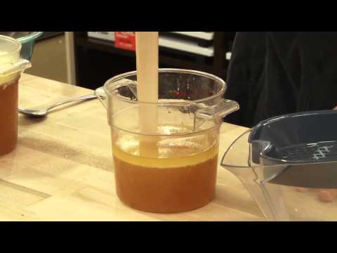 how to drain fat from drippings