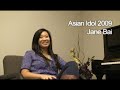 UWO Asian Idol 2009 Interviews [3/12] - Jane Bai