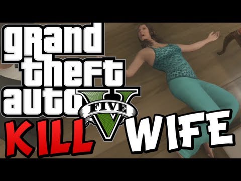 GTA 5 - How to KILL your WIFE AMANDA (Funny Moments Gameplay On GTA V) Free Roam Fun Stuff