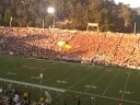 Golden Knights Perform for Golden Bears' fans