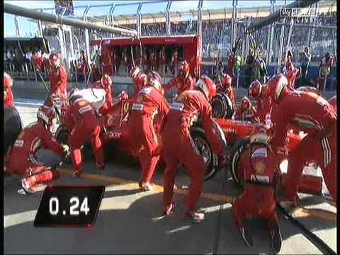 Ferrari Fernando Alonso Fastest Pits stop F1