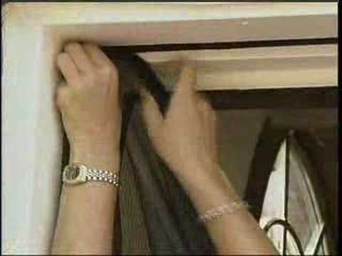 how to screen in a garage door