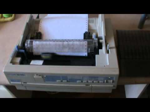 how to print self test on lx300