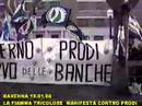 Fiamma tricolore contesta Prodi a Ravenna 19.01.08