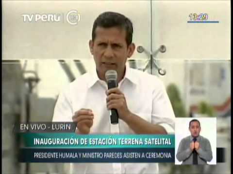 Ceremonia de inauguración de telepuerto de empresa O3B en Lurín