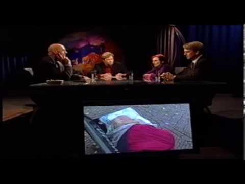 Fortuyn - 6 november 2000. Nieuws aan tafel. Staatssecretaris Dick Benschop, columnist Pim Fortuyn en schrijfster Natasha Gerson debatteerden olv Rick Nieman over het ...