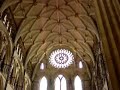 me walking through the cathedral in york, england. check out the singing choir (august 2003).