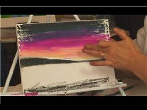 how to use a oil pastel