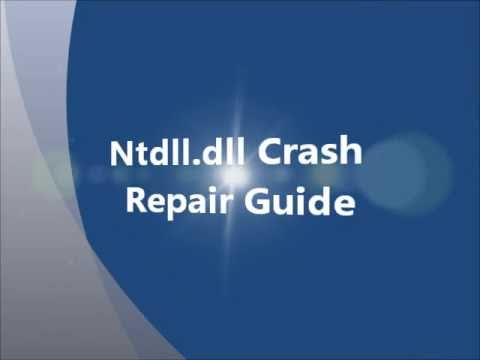 how to repair ntdll.dll