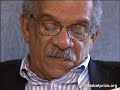 Poem reading by Derek Walcott, Nobel Laureate in Literature