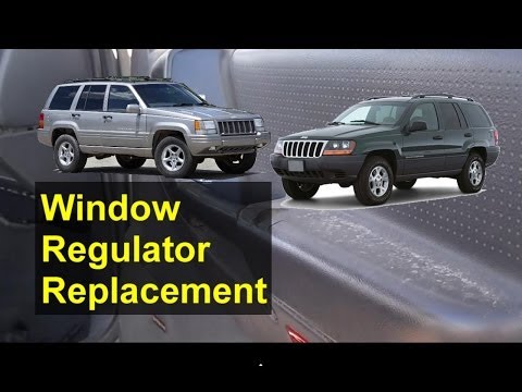 Window regulator and motor removal, replacement, Jeep Grand Cherokee – Auto Repair Series
