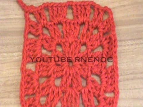 cuadritos a crochet - http://www.youtube.com/user/rnenoc http://www.nenocreaciones.blogspot.com/ ESTA OPCION DE TEJER EL CUADRO CON GANCHILLO CROCHET ES COMO YO APRENDI, ES MUY FA...