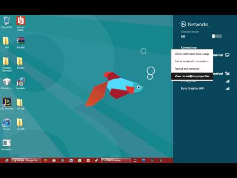 how to check wifi password on windows 8