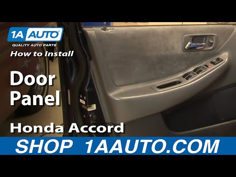 How To Install Remove Door Panel Honda Accord 4dr 98-02 1AAuto.com