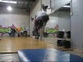 My first front flip!!! My first front flip!!!