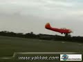 Yak 52 Flick roll after take off by the Yakkes Foundation