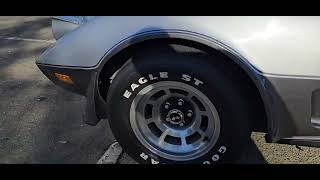 1978 Chevrolet Corvette L82 Silver Anniversary Turn Signal Demo