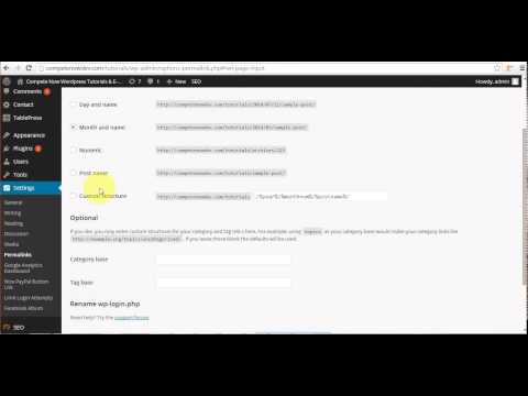 how to change wordpress url