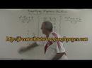 Simplifying Algebraic Fractions